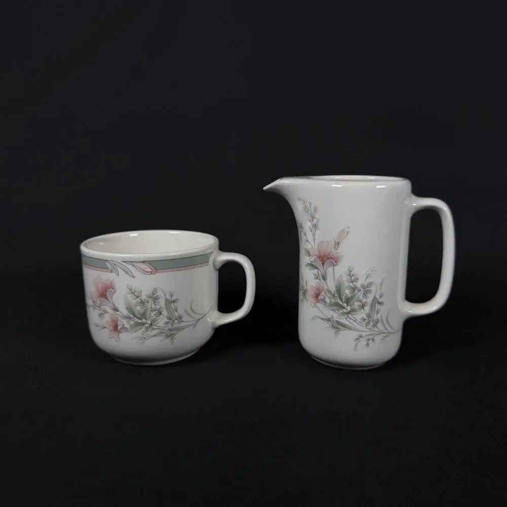 Lot of 5 Noritake Keltcraft Misty Isle Deerfield Plates Cups Saucer Vintage 9159